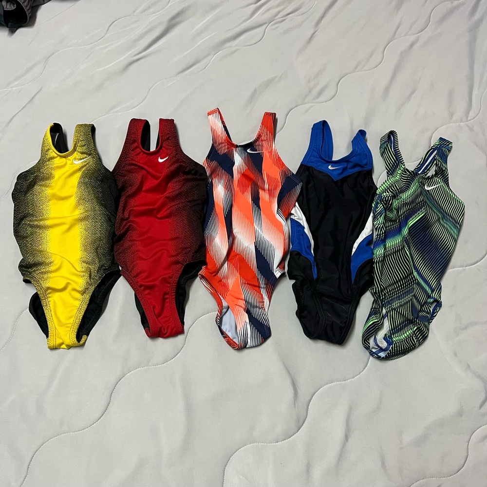 Nike Kids One Piece Swimsuit Set - Multicolor